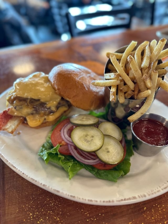 Double Bacon Smash Burger.