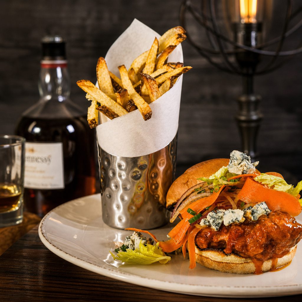 Crispy Buffalo Chicken Sandwich.